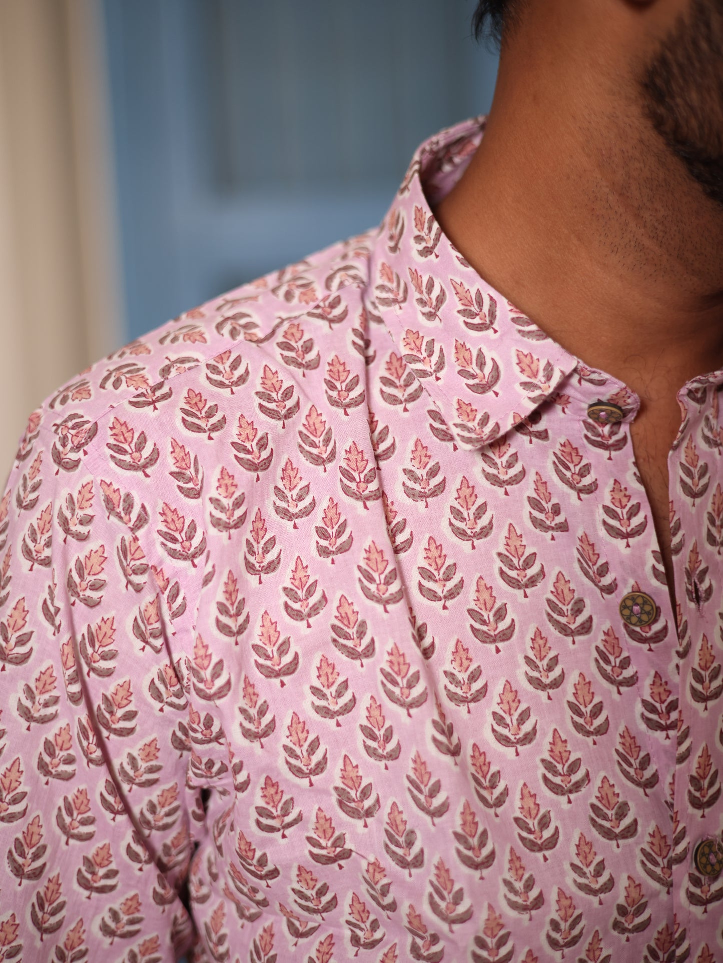 Blossom Blockprint Shirt