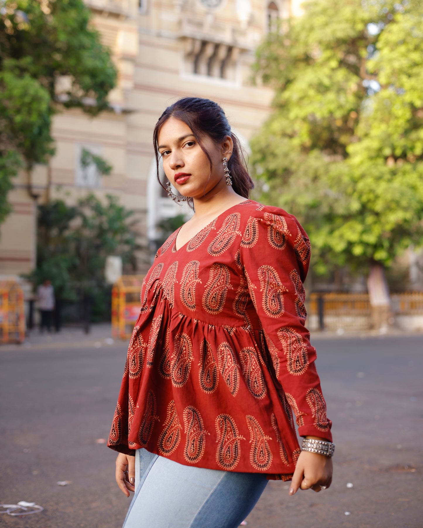Anaar Block Printed Top