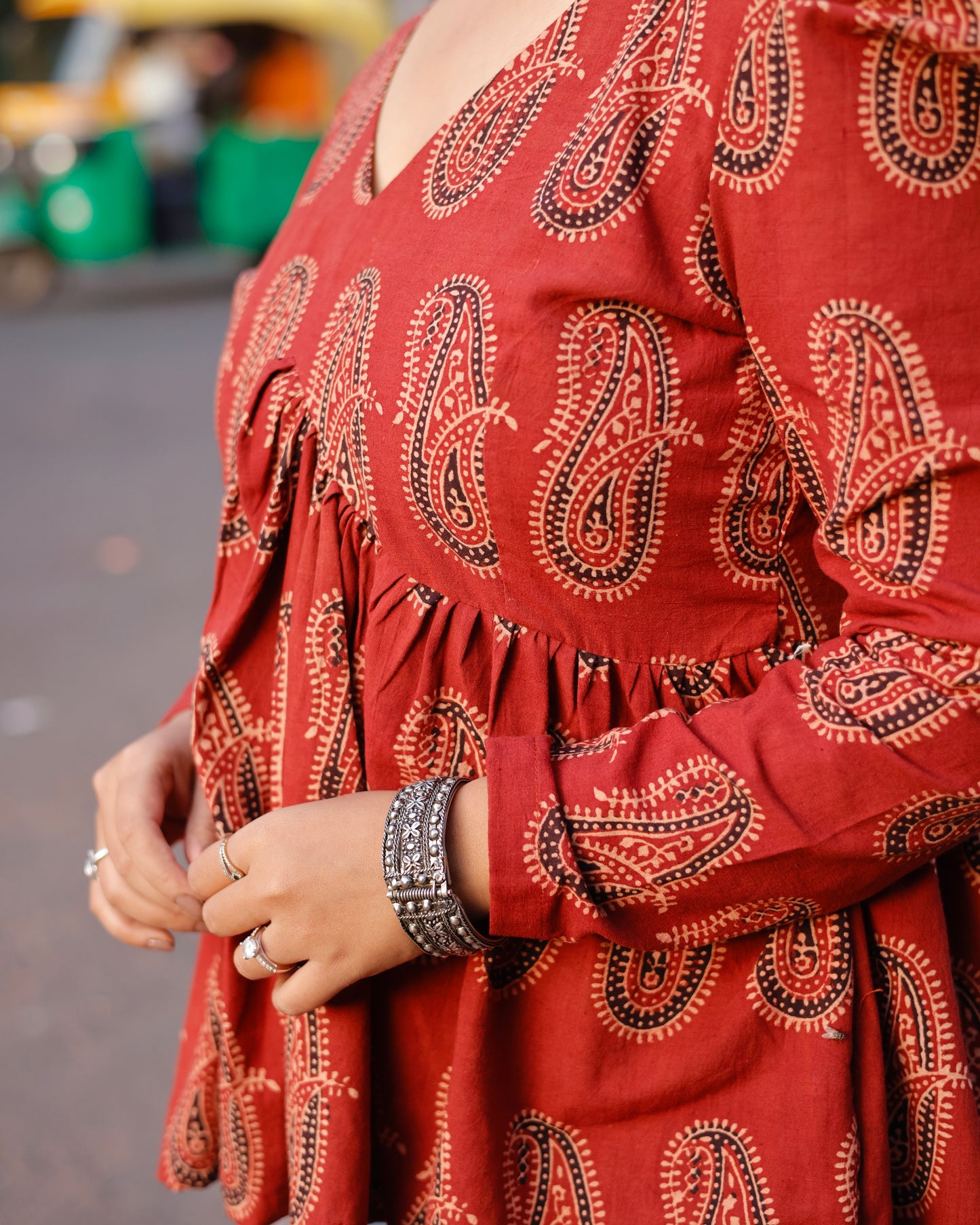 Anaar Block Printed Top