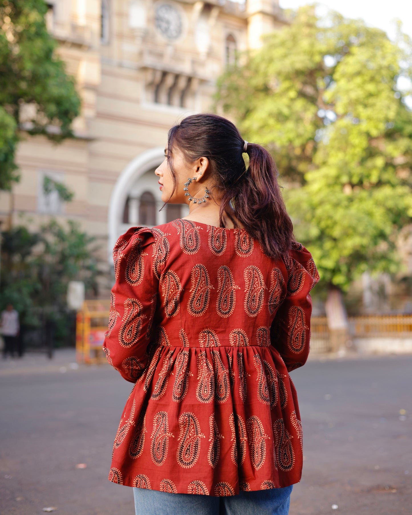 Anaar Block Printed Top