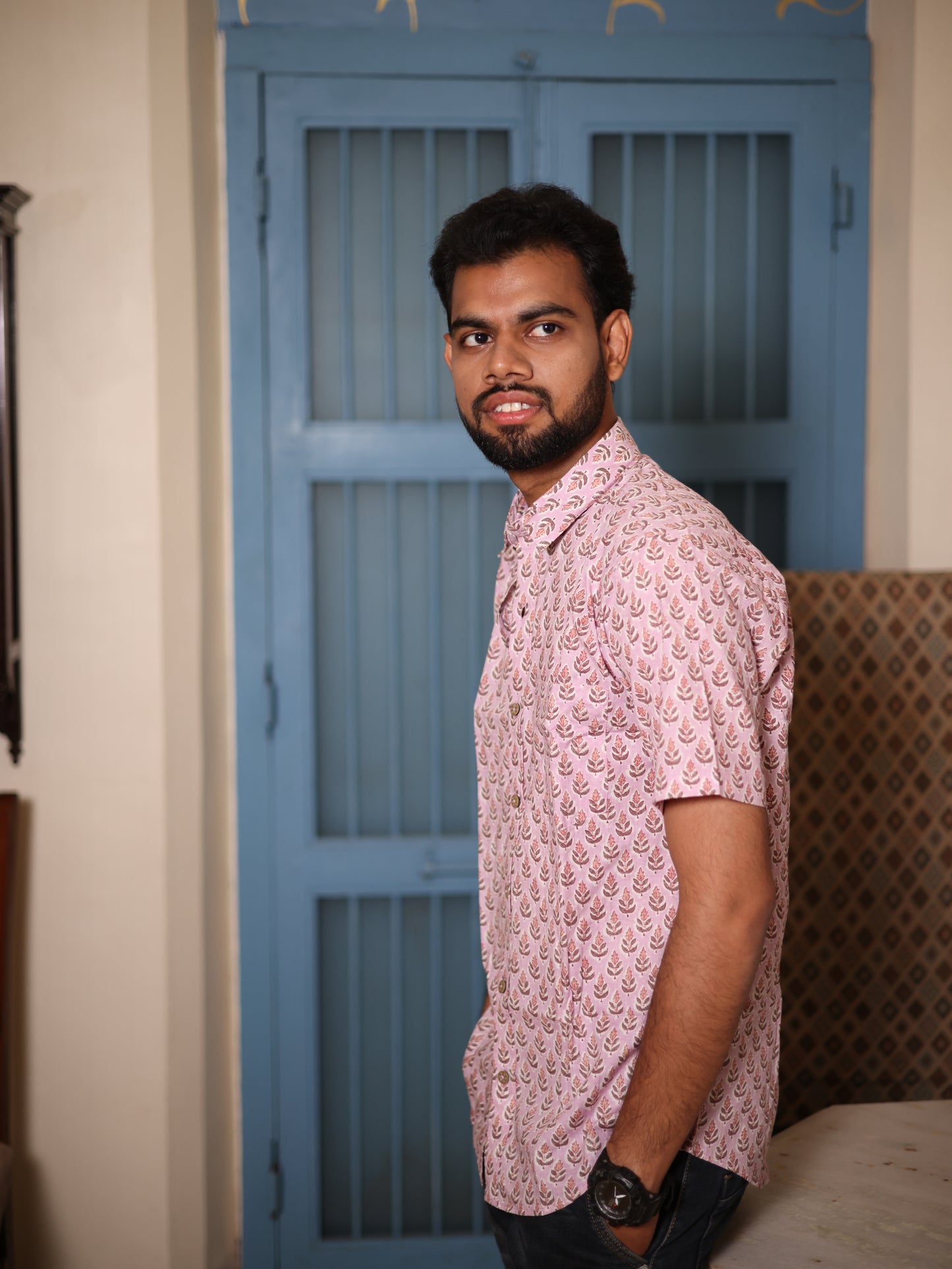 Blossom Blockprint Shirt